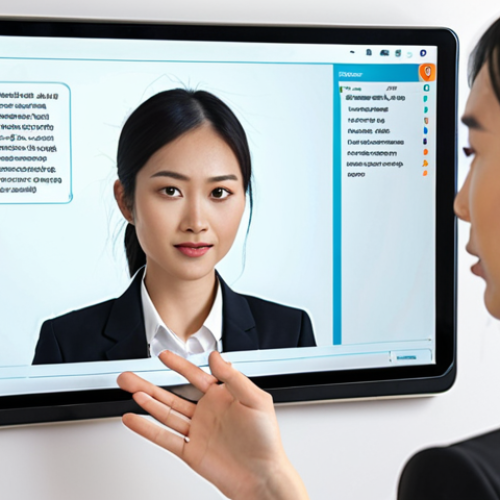 Home 20 **Image Prompt 1: Personalized AI Business English Tutor**
"A professional, diverse individual (e.g., East Asian woman in business attire) intensely focused on a glowing tablet or transparent screen. The screen displays dynamic, personalized business English content: a split view showing a realistic trade negotiation scenario on one side and a generated email draft with highlighted industry-specific vocabulary on the other. A subtle, friendly AI avatar icon is visible, suggesting guidance. The background is a modern, clean office or study space. The overall mood is innovative and empowering. Realistic, high detail, vibrant lighting."