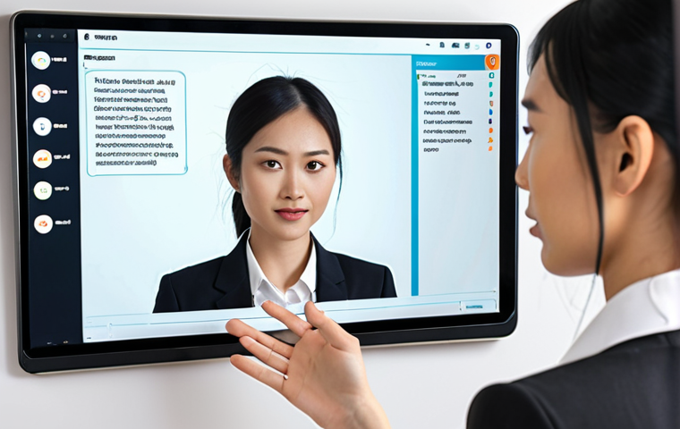 **Image Prompt 1: Personalized AI Business English Tutor**
    "A professional, diverse individual (e.g., East Asian woman in business attire) intensely focused on a glowing tablet or transparent screen. The screen displays dynamic, personalized business English content: a split view showing a realistic trade negotiation scenario on one side and a generated email draft with highlighted industry-specific vocabulary on the other. A subtle, friendly AI avatar icon is visible, suggesting guidance. The background is a modern, clean office or study space. The overall mood is innovative and empowering. Realistic, high detail, vibrant lighting."