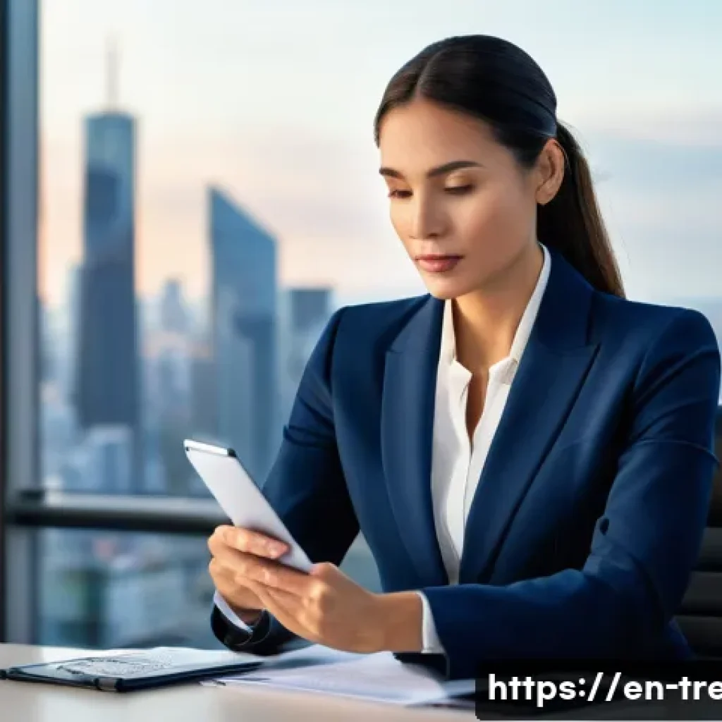 무역영어 자격증의 직무 활용성과 실무 사례 - **Prompt 1: International Contract Mastery**
    "A confident, diverse female professional in her la...