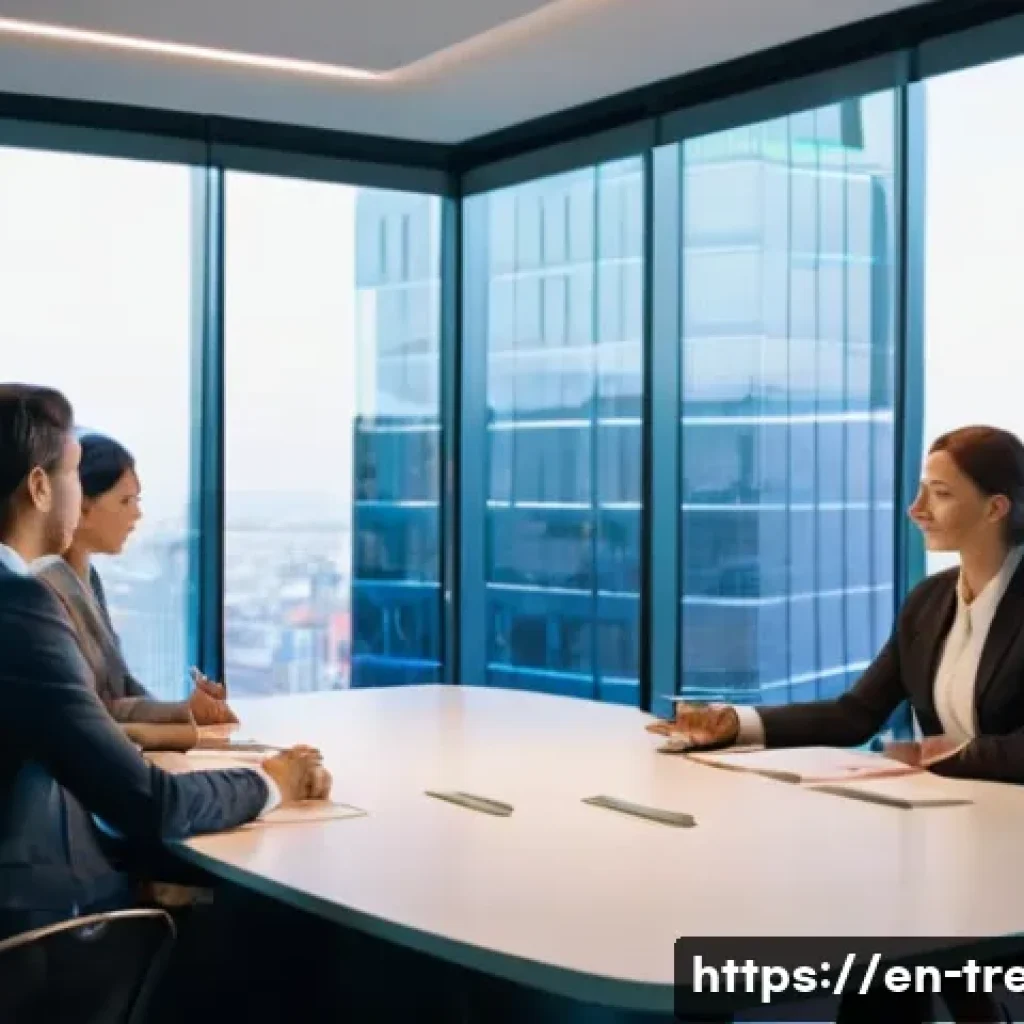 무역영어 자격증의 직무 관련성 및 장단점 - **Prompt:** "A diverse group of international business professionals, consisting of both men and wom...