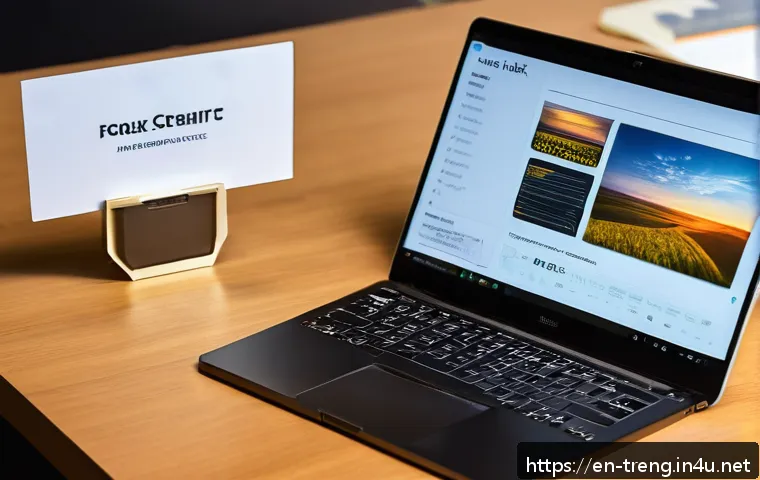 무역영어 시험 대비 학습 자료 - A modern study desk setup for mastering Trade English vocabulary, featuring a laptop displaying digi...